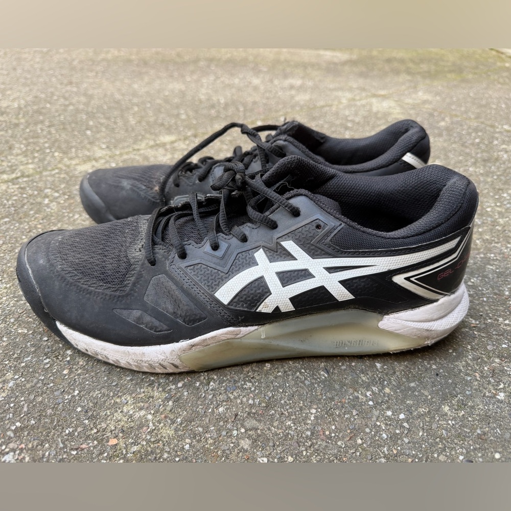 ASICS Gel-Excite Black and White Running Shoes
